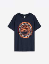 T-shirt - nadruk - ciemny niebieski