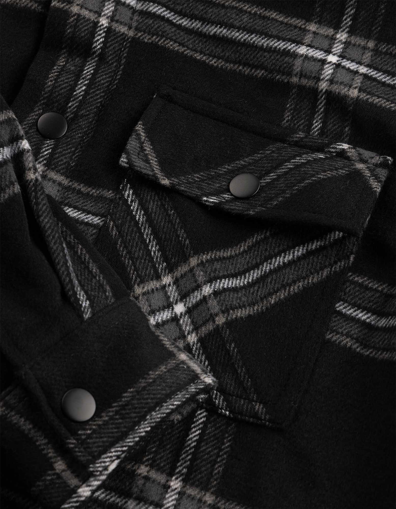 Ko&scaron;eľov&aacute; bunda - Oversized Fit - Čierna