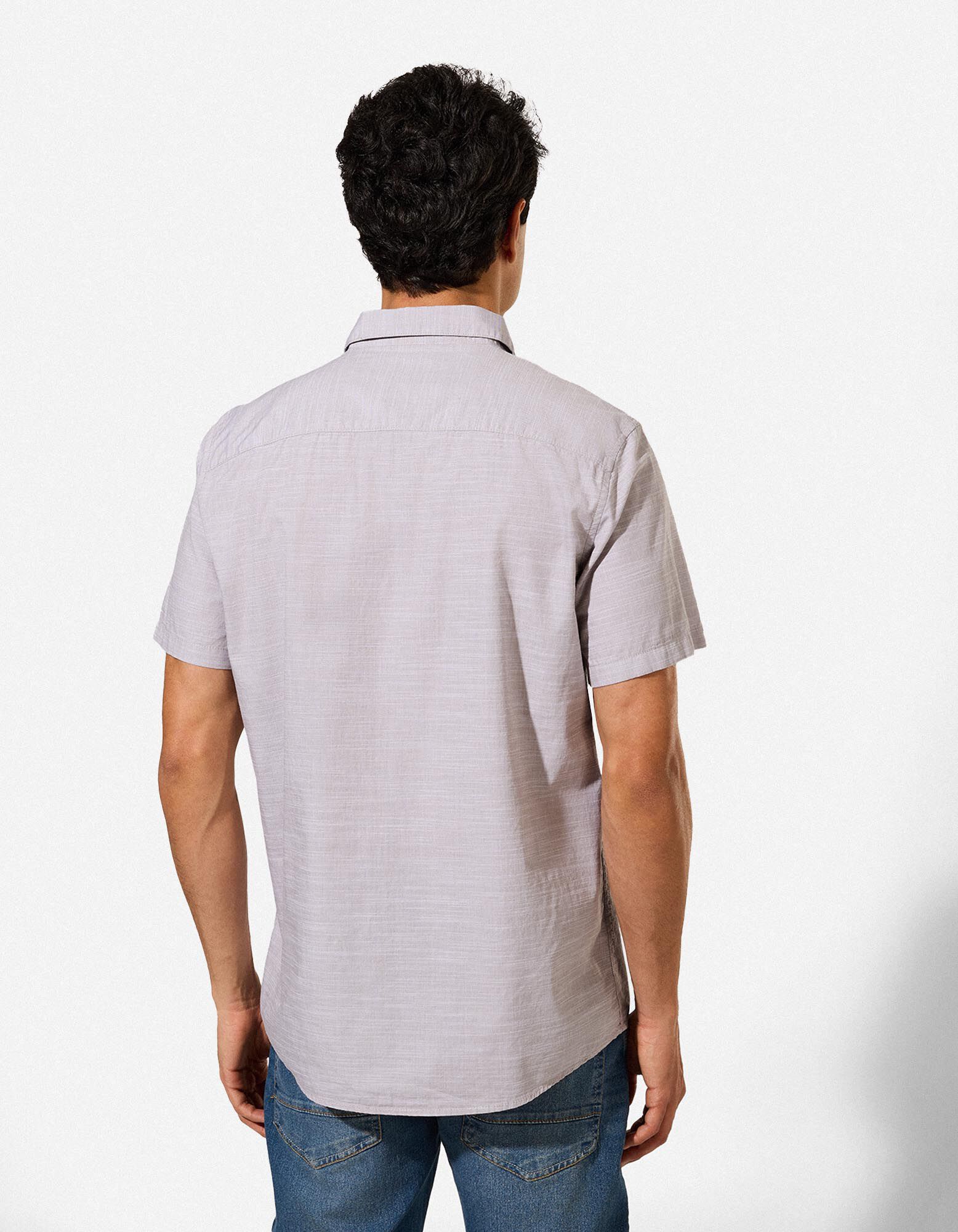 Chemise - Coton - Gris