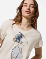 T-Shirt - Print - wei&szlig;