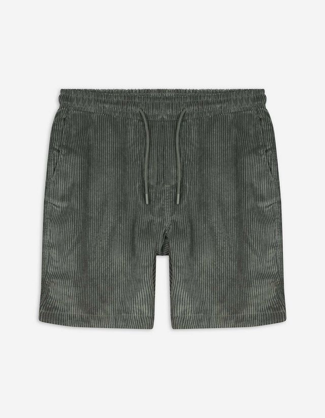 Short - Corduroy - donkergroen
