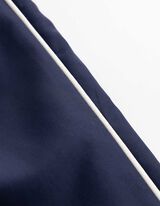 Jogginghose - Kontraststreifen - dunkelblau