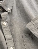 Hemd - Leinen-Mix - hellgr&uuml;n