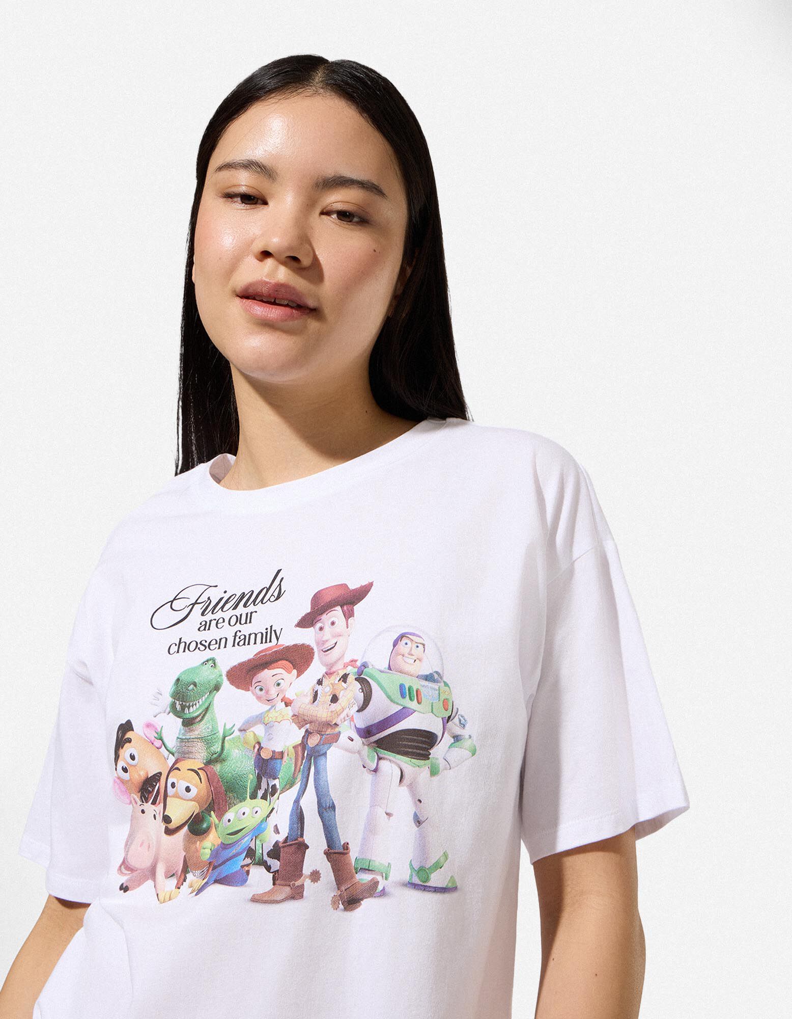 T-Shirt - Frontprint - wei&szlig;