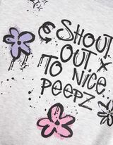 Bluză de trening - Imprimare frontală - Gri deschis