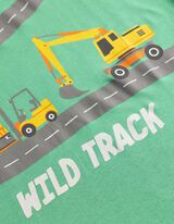 T-shirt - Voorkantprint - lichtgroen