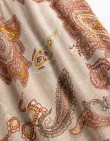 Culotte - Allover-Muster - Beige