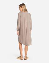 Suknelė - LENZING&trade; ECOVERO&trade; - smelio spalvos