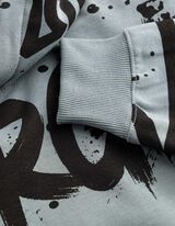 Hoodie - Oversized Fit - blau
