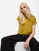 Tričko - Jednofarebn&yacute; - tmavozlty