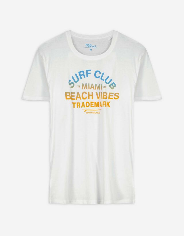 T-Shirt - Print - weiß