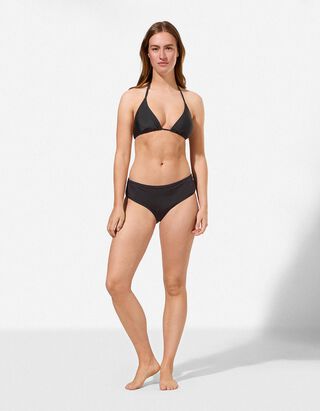 Bikinislip - einfarbig - schwarz