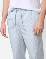 Pantaloni pigiama - Righe - bianco