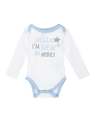 Newborn Body mit Message-Print