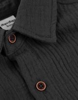 Set van overhemd en shorts - Mousseline - donkergrijs