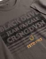 T-shirt - Print - donkergrijs