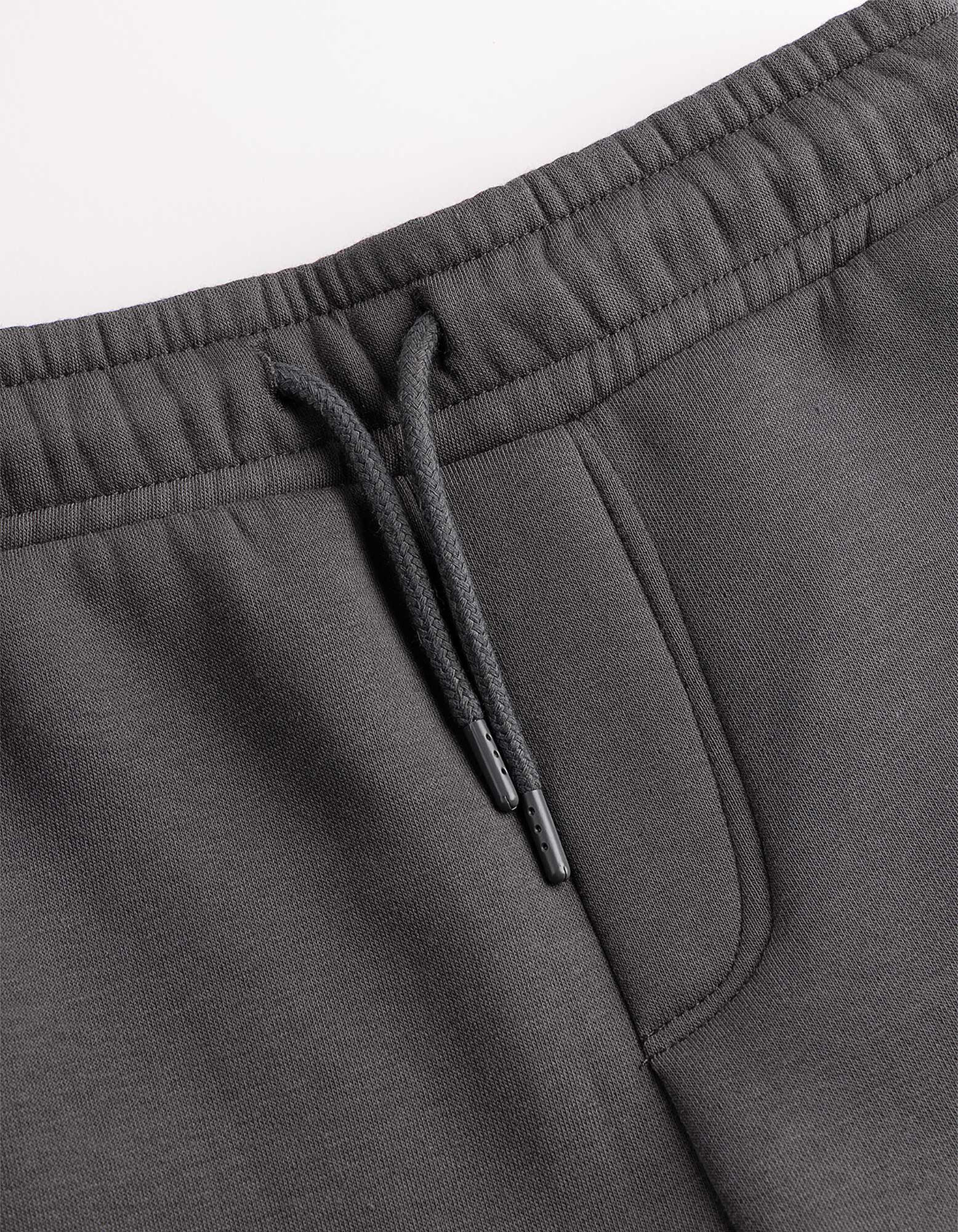 Joggingov&eacute; kalhoty - Těžk&aacute; kvalita - Tmavě &scaron;ed&aacute;