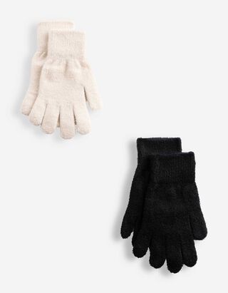 Handschuhe - 2er-Pack - Schwarz