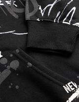Hoodie - Oversized Fit - Schwarz