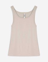 Top - Ziersteine - beige