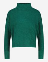 Pullover - Collo alla coreana - verde