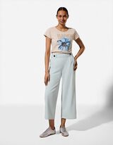 Hose - Elastischer Verschluss - hellblau