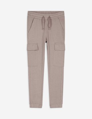 Cargohose - Aufgesetze Taschen - hellbraun