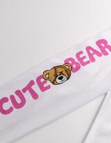 Tričko s dlouhým rukávem - Zadní potisk - bílá