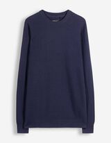 Pullover - mit Struktur - Dunkelblau