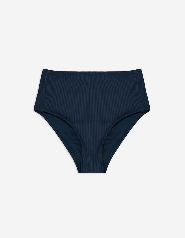 Bikinislip - Gerippt - dunkelblau