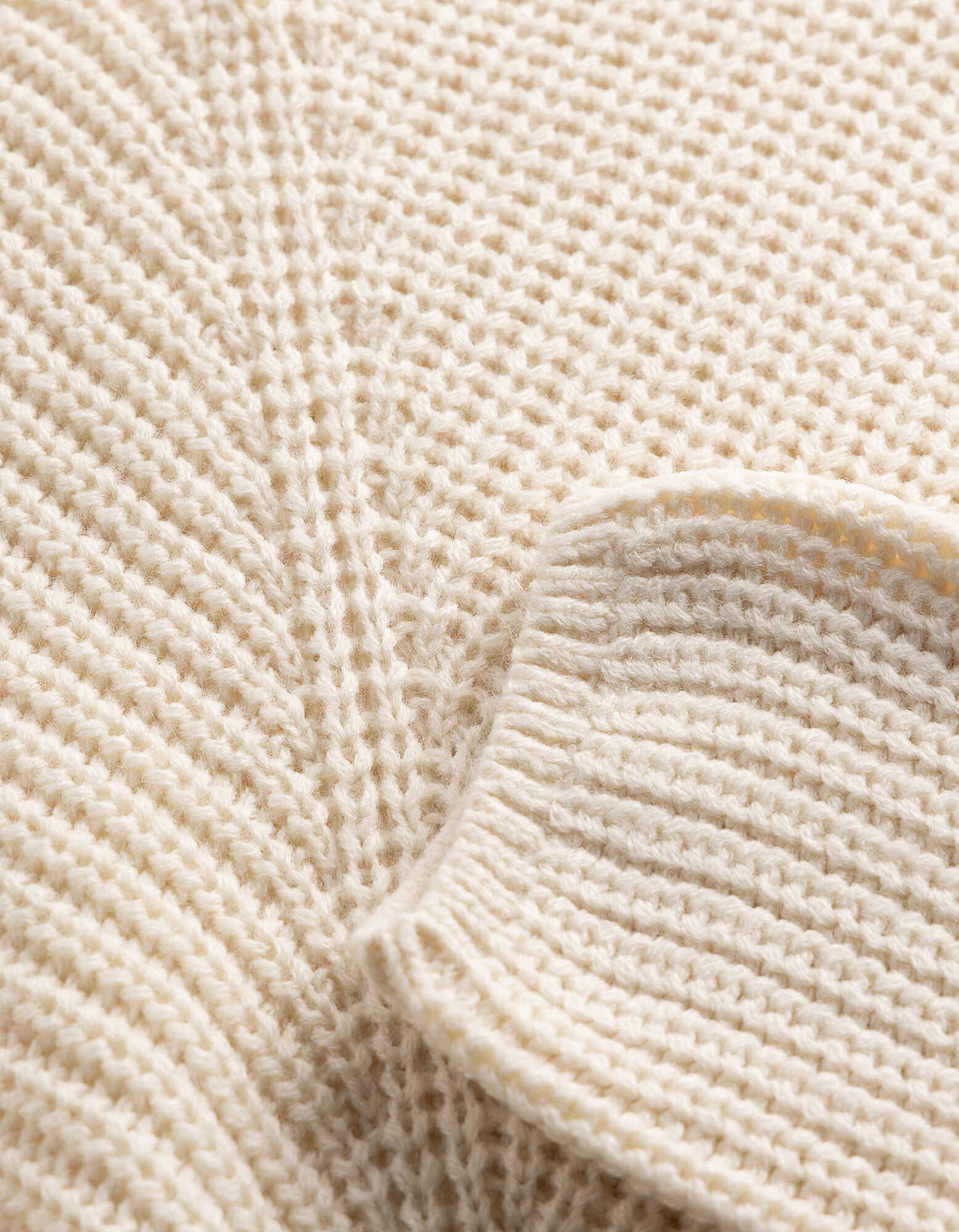 Trui - V-hals - Beige