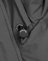 Jacke - Kapuze mit Tunnelzug - dunkelgrau