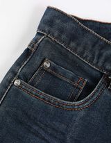Jeans - Regulierbarer Saum - dunkelblau