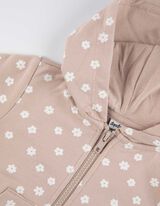 Komplektas, sudarytas iš trumpo džemperio, kelnių ir marškinėlių - Su paveikslėliais - smelio spalvos