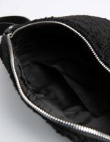 Torbica oko struka - Pli&scaron;ano krzno - crno