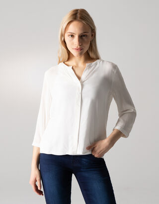 Blouse - Viscose - wit