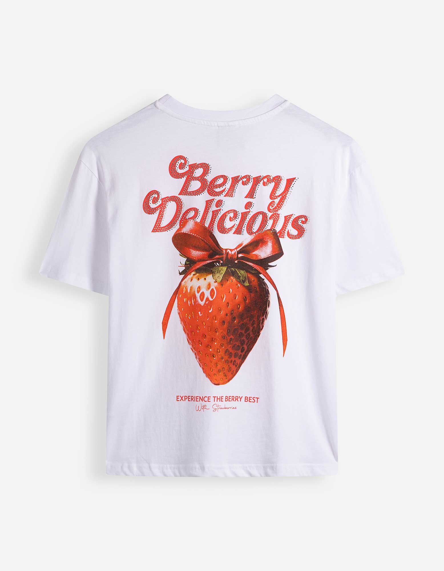 T-Shirt - Print - Wei&szlig;