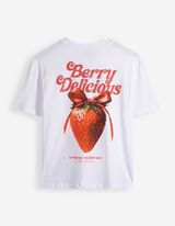 T-Shirt - Print - Wei&szlig;
