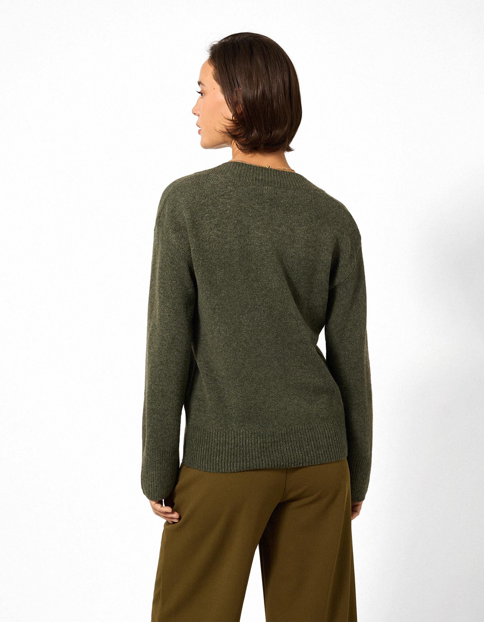 Pullover - Oversized Fit - Khaki