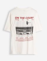 T-Shirt - R&uuml;ckenprint - wei&szlig;