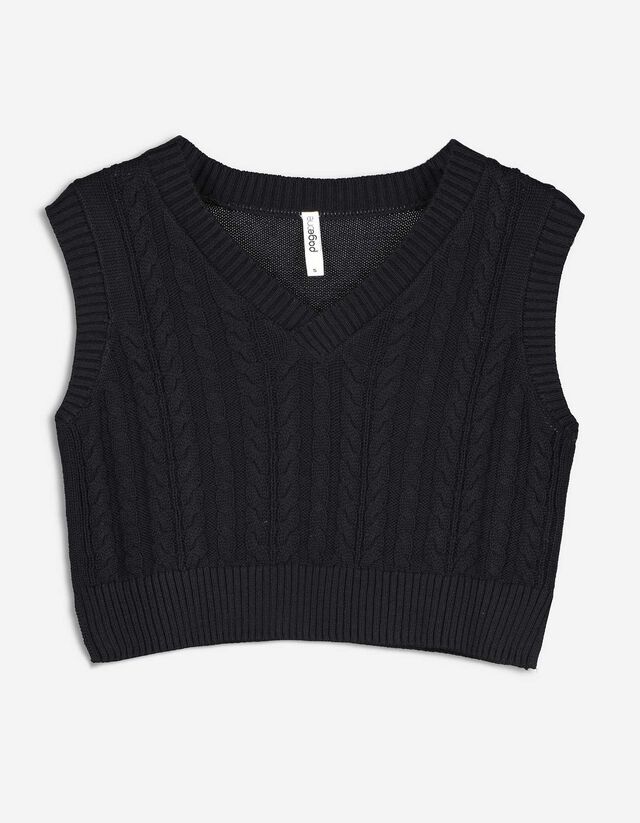 Tricot fin - Negru