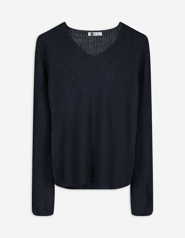 Trui - Effen - donkerblauw