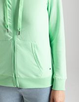 &Scaron;portna jopa - Kapuca z zatezno vrvico - svetlo zelena