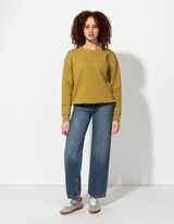 Dukserica - Print sa porukom - zeleno