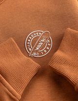 Sweatshirt - Print - hellbraun