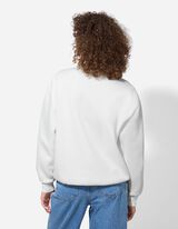 Pulover - Vezenina - belo