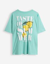 T-shirt - Impronta sul retro - Menta