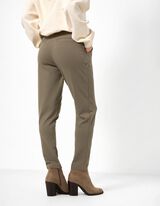 Jeans - Elastischer Bund - Khaki