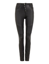 Damen Skinny Fit Hose im Biker-Look&nbsp;