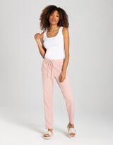 Pantalone za džoging - Me&scaron;avina lana - roze